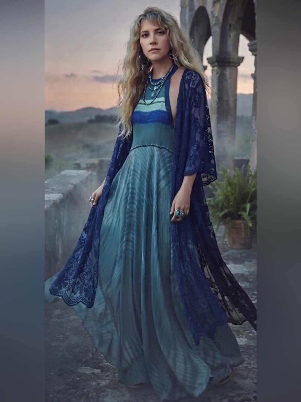 54, Freepeople Surf's Up Maxi Dress
Size XS